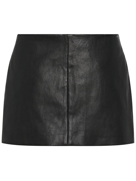 Leather Short Skirt
