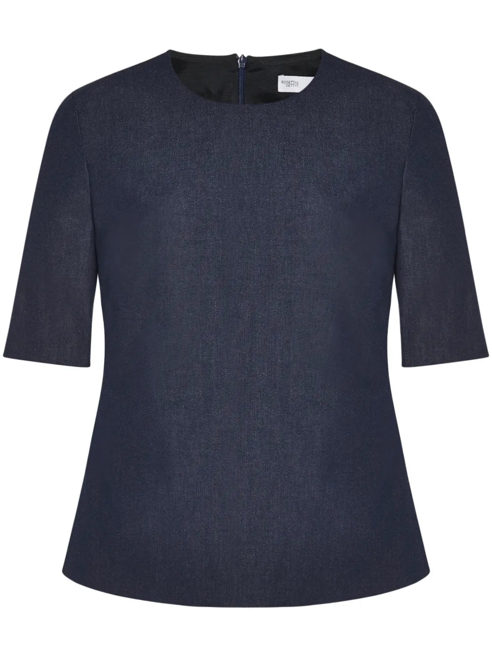 Crew-Neck Twill-Weave T-Shirt