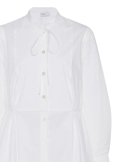 Long-Sleeve Poplin Shirtdress