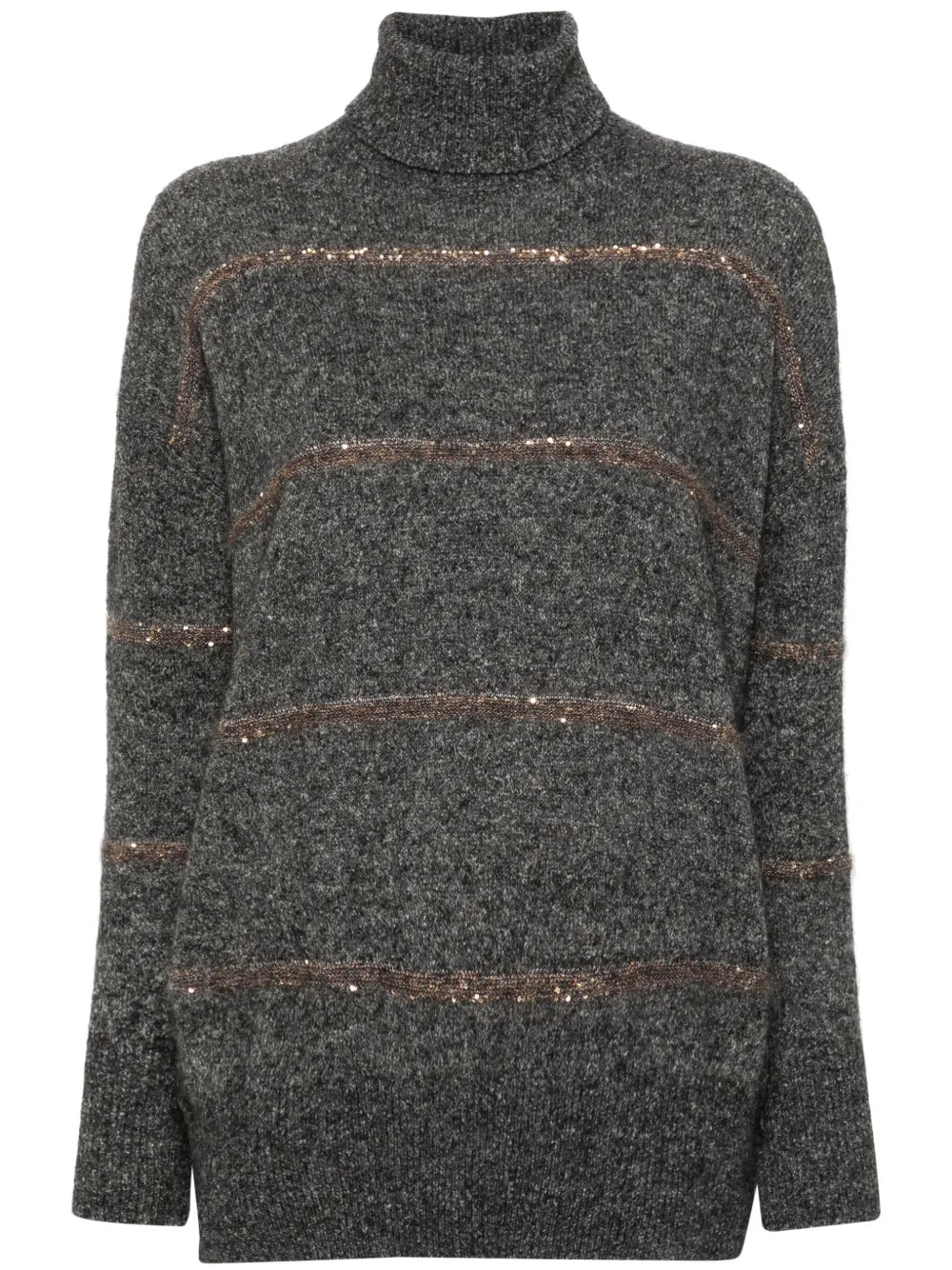 Sequin-Embellished Knitted Jumper