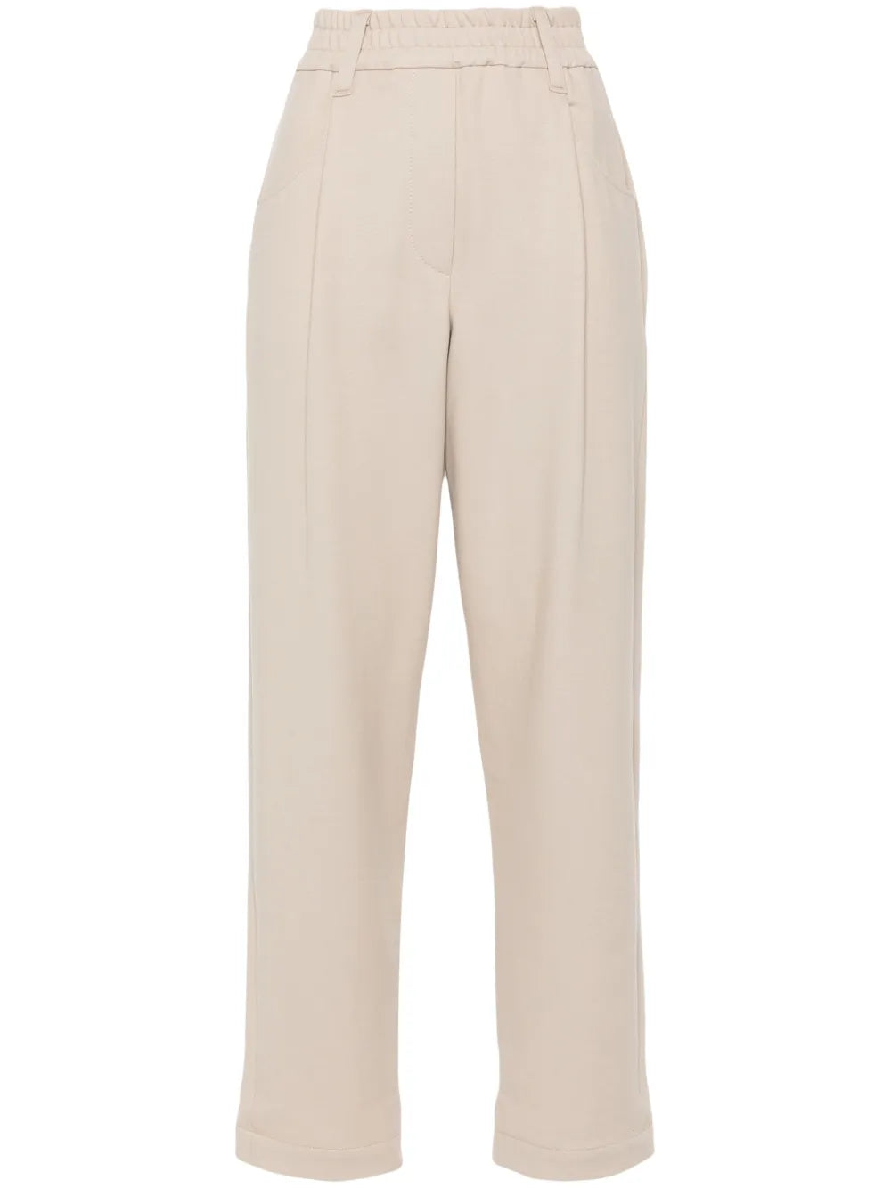 Cropped Tapered Track Pants