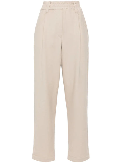 Cropped Tapered Track Pants