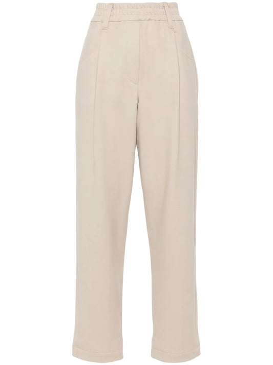 Cropped Tapered Track Pants