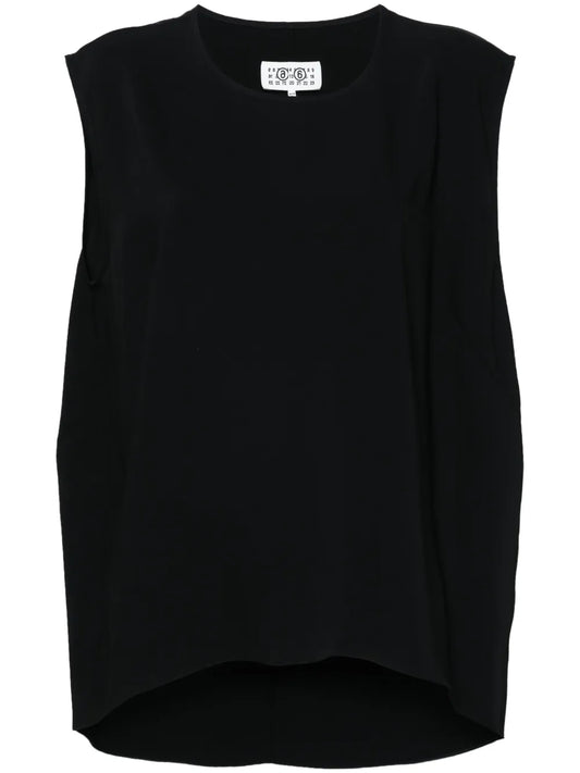 Single-Stitch Sleeveless Top