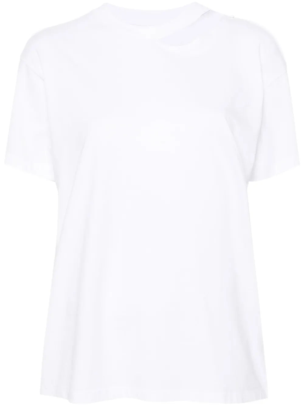 Pin-Detail Cotton T-Shirt