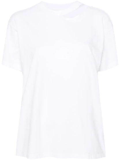 Pin-Detail Cotton T-Shirt