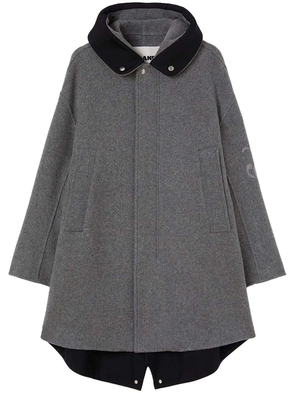 Jw-Print Hooded Parka Coat