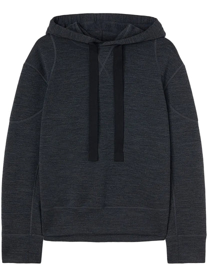 Drawstring Wool Hoodie