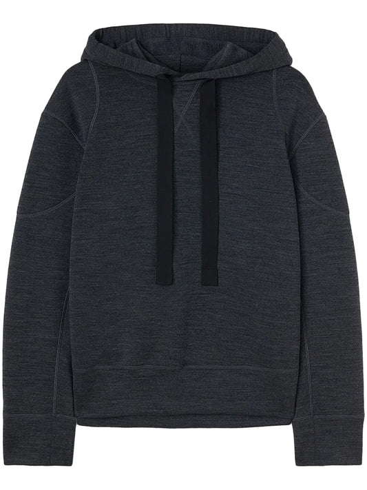 Drawstring Wool Hoodie