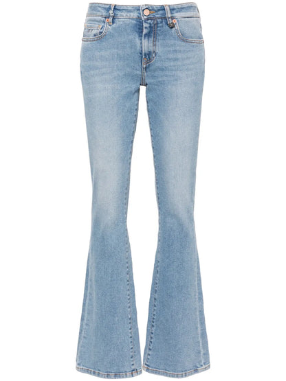 Greta Mid-Rise Bootcut Jeans