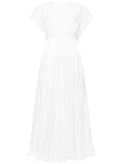Aimee Satin Midi Dress