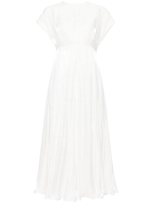 Aimee Satin Midi Dress