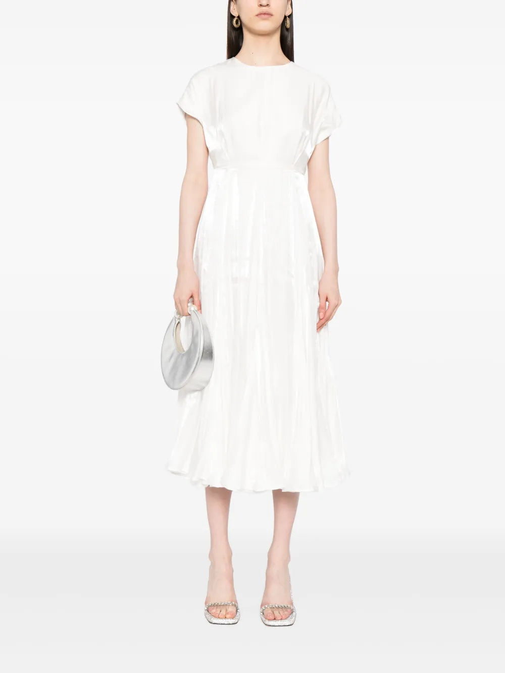 Aimee Satin Midi Dress