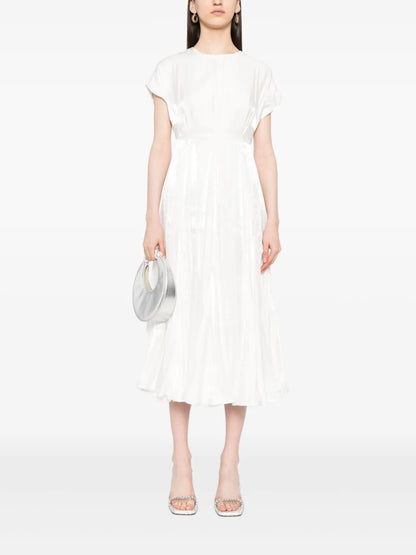 Aimee Satin Midi Dress