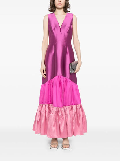 Rori Satin-Finish Dress