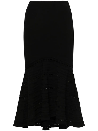 Flared Midi Skirt