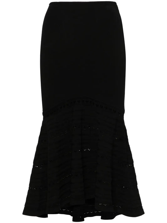 Flared Midi Skirt