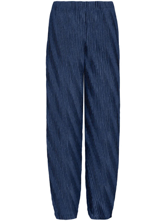High-Waist Pleated Trousers