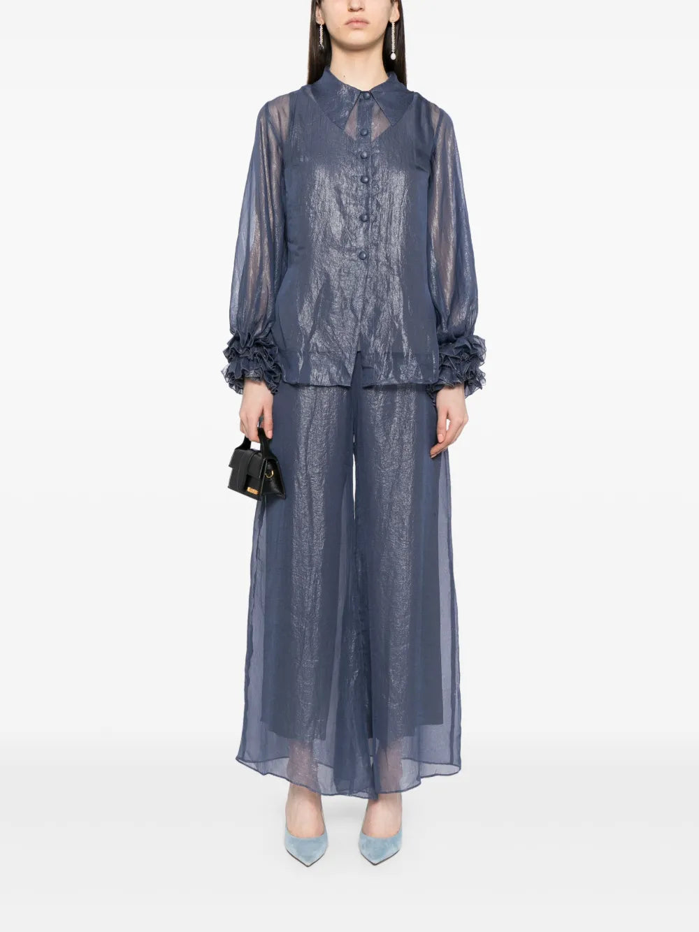 Ashtar Chiffon Trousers Set