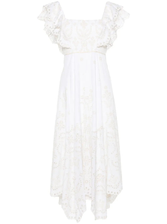 Sheen Broderie-Anglaise Maxi Dress