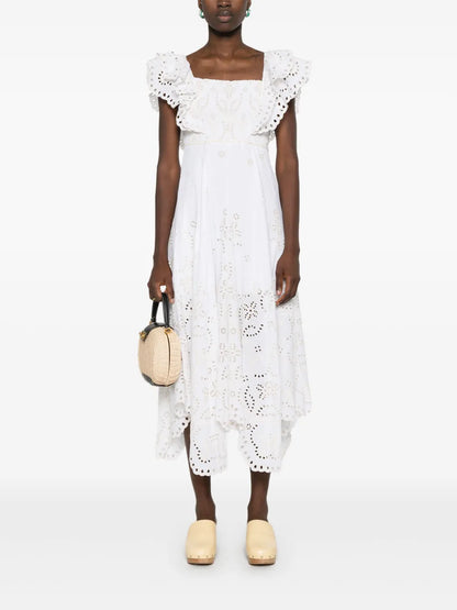 Sheen Broderie-Anglaise Maxi Dress