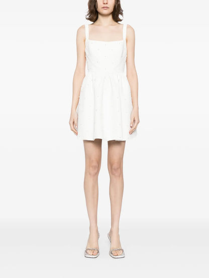 Quinn Pearl-Embellished Minidress