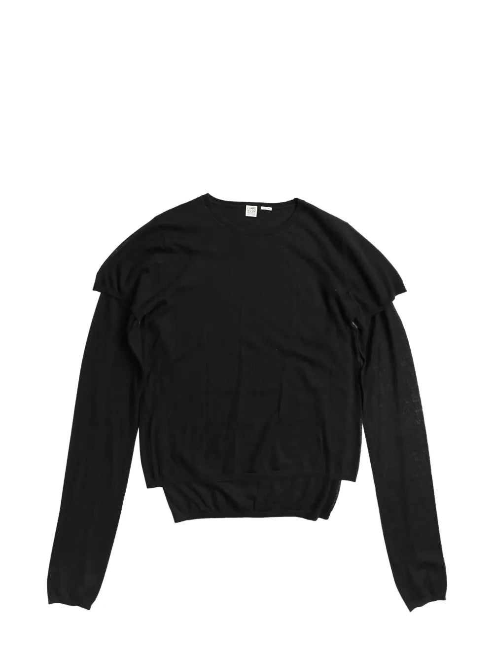 Layered Fine-Knit Jumper