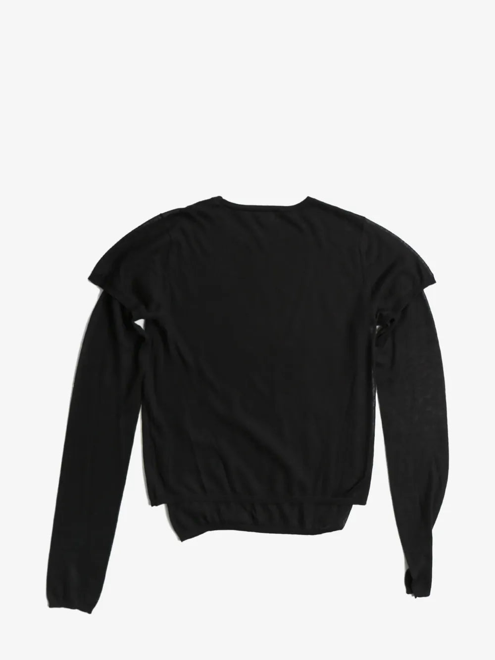 Layered Fine-Knit Jumper