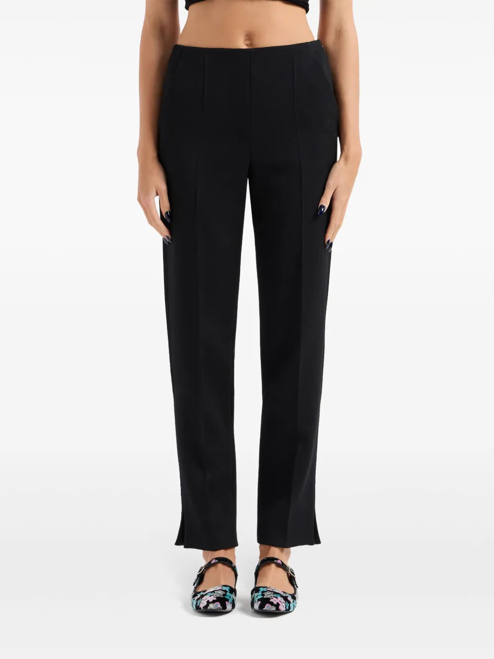 Straight-Leg Wool Trousers