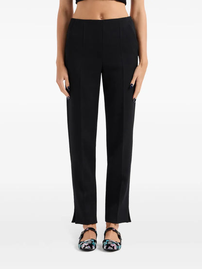 Straight-Leg Wool Trousers