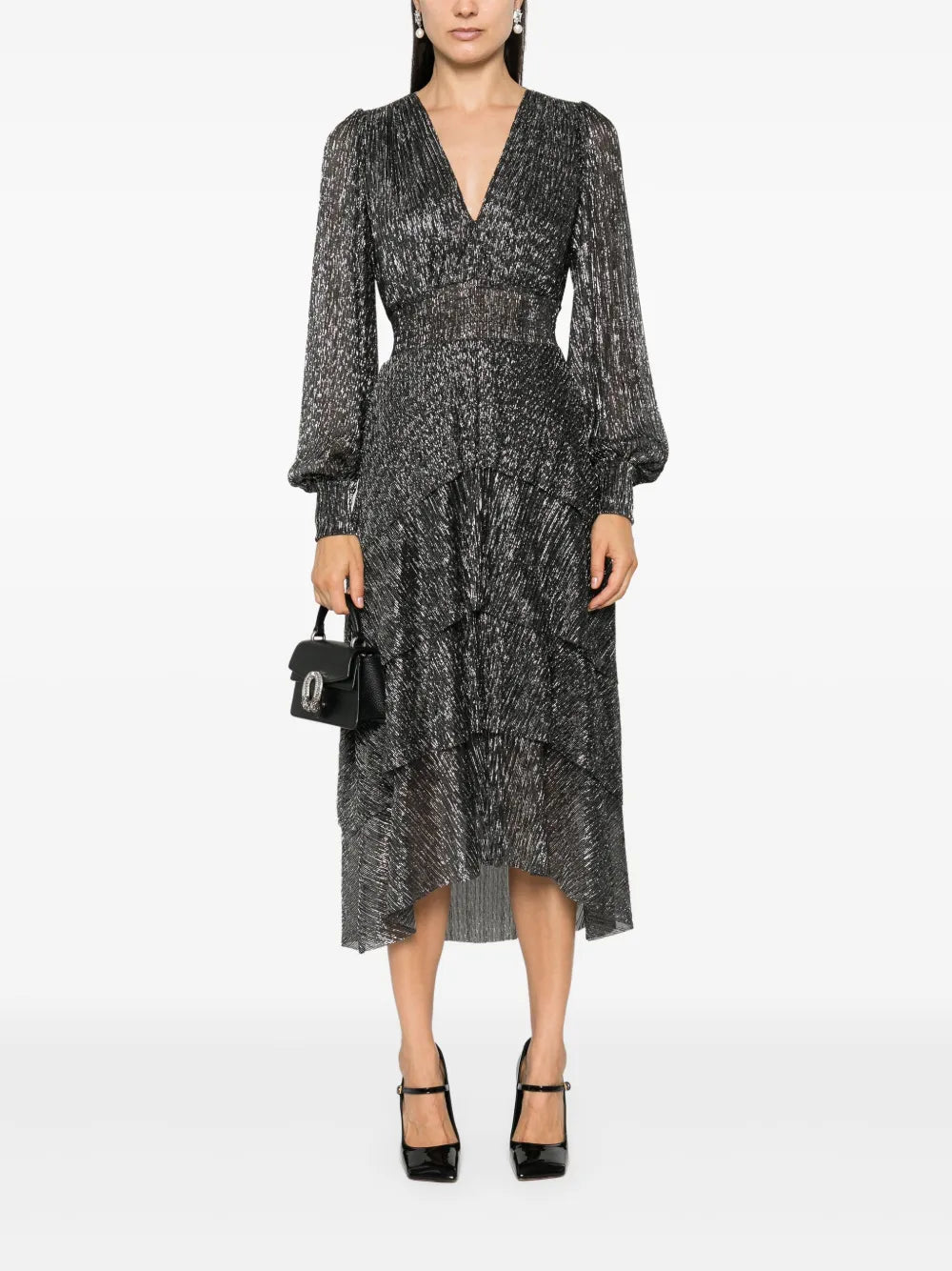 Ruffled Midi Dress