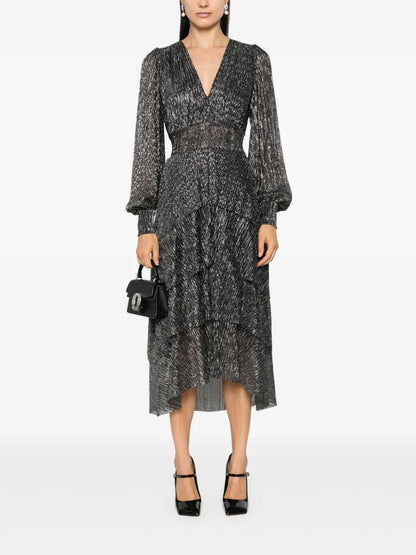Ruffled Midi Dress