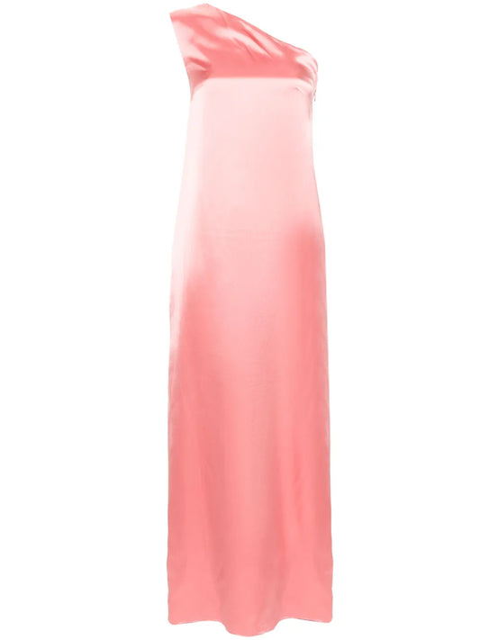 Ribbon Satin Maxi Dress