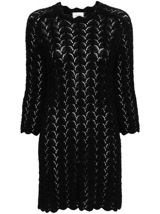 Ditu Open-Knit Minidress