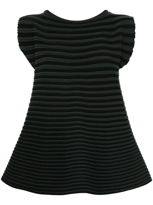 Bounce Plissé Knitted Top