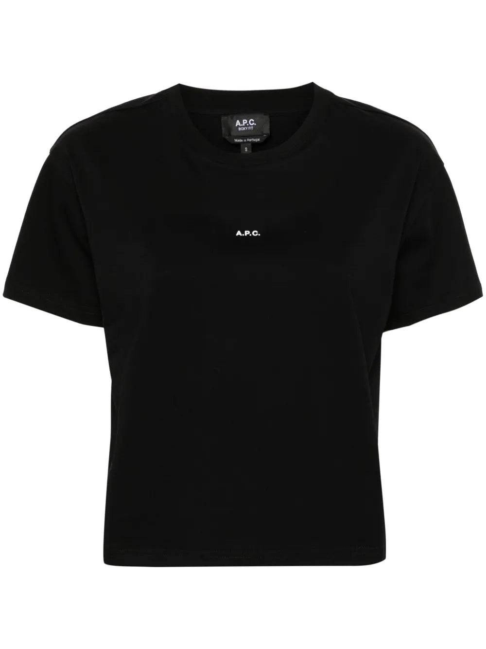 Logo-Print Cropped T-Shirt