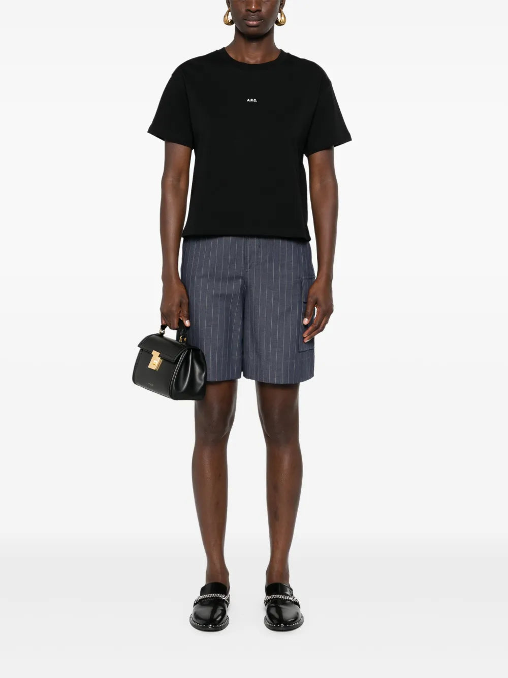 Logo-Print Cropped T-Shirt