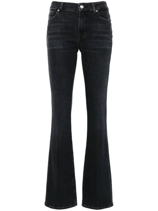 Illusion Space Mid-Rise Bootcut Jeans