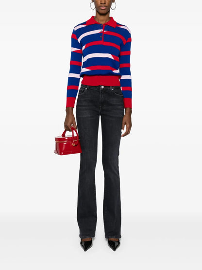 Illusion Space Mid-Rise Bootcut Jeans