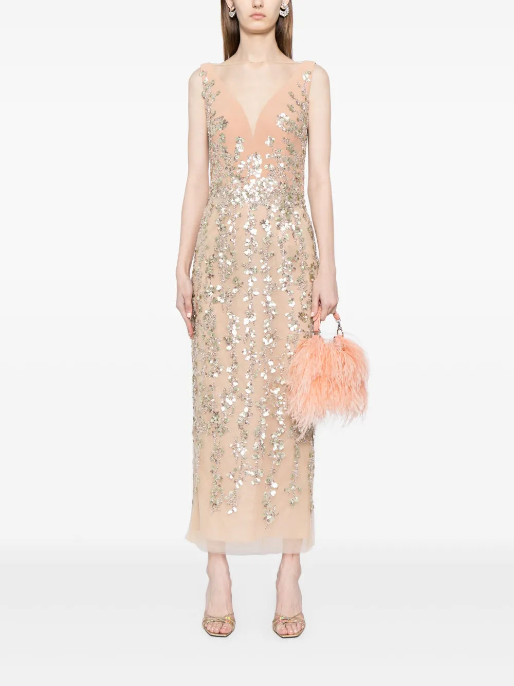 Sequin-Embellished Dress