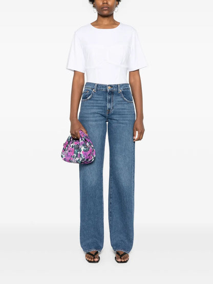 Tess High-Rise Straight-Leg Jeans
