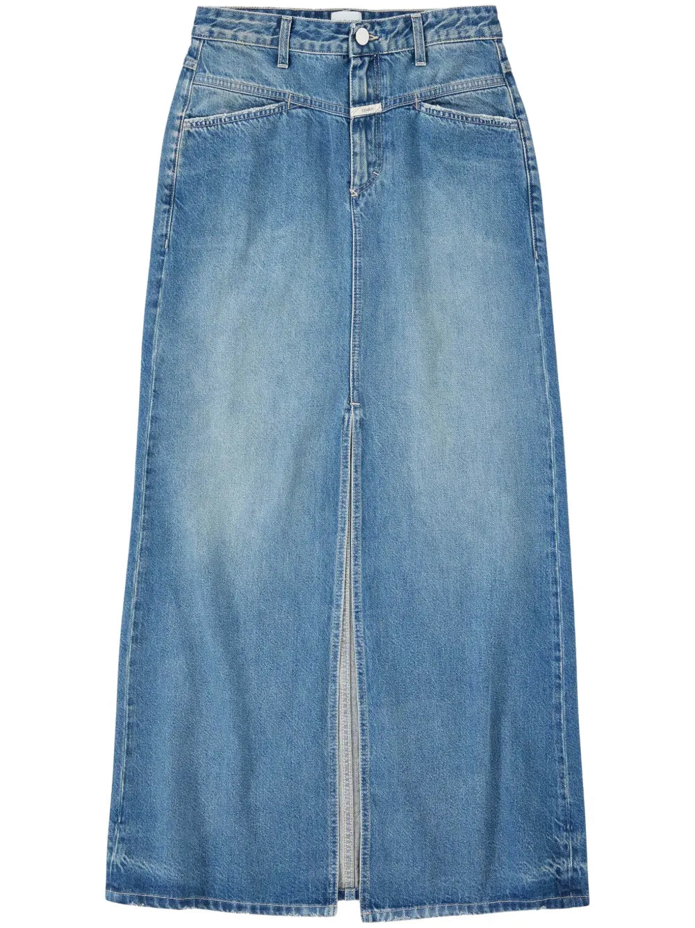 Denim Midi Skirt