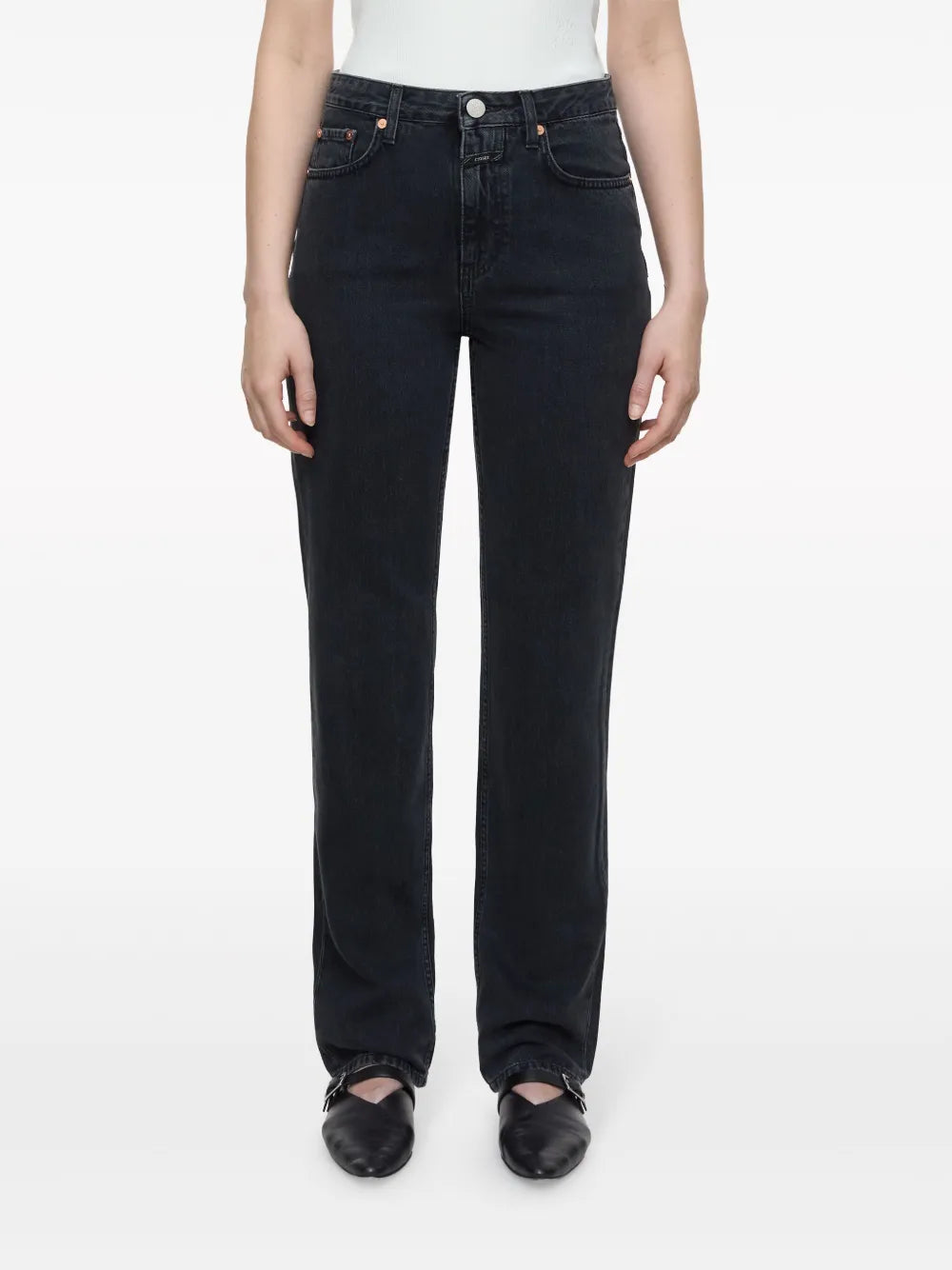 Roan High-Rise Straight-Leg Jeans