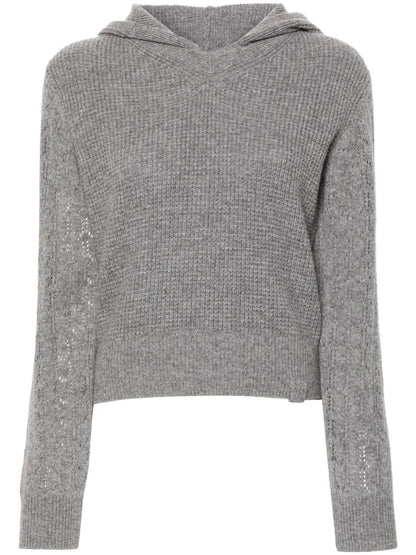 Hooded Wool Jumper