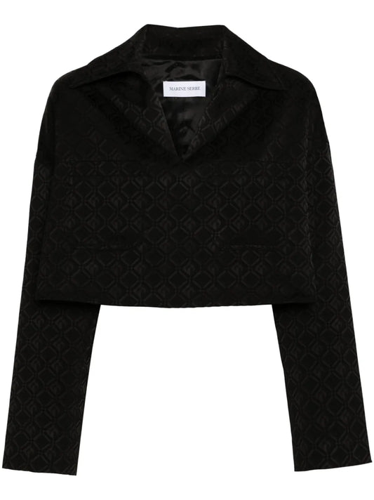 Moonogram Jacquard Top
