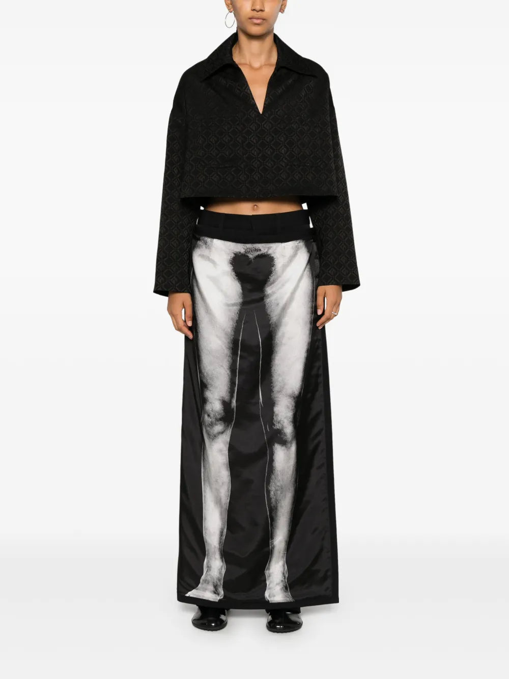 Moonogram Jacquard Top