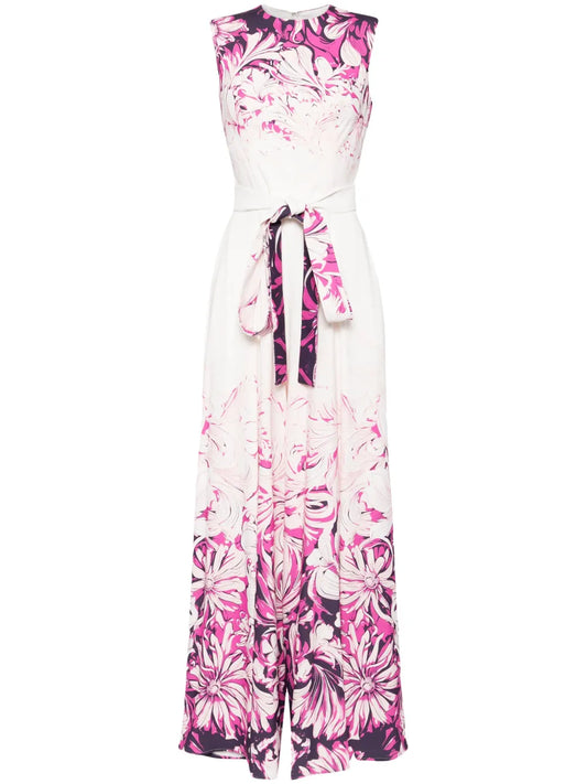 Floral-Print Wide-Leg Jumpsuit