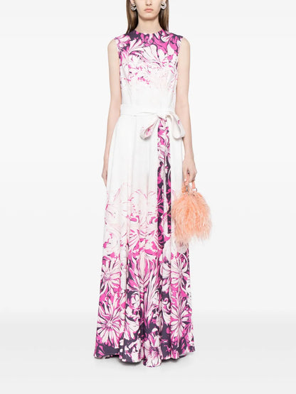 Floral-Print Wide-Leg Jumpsuit