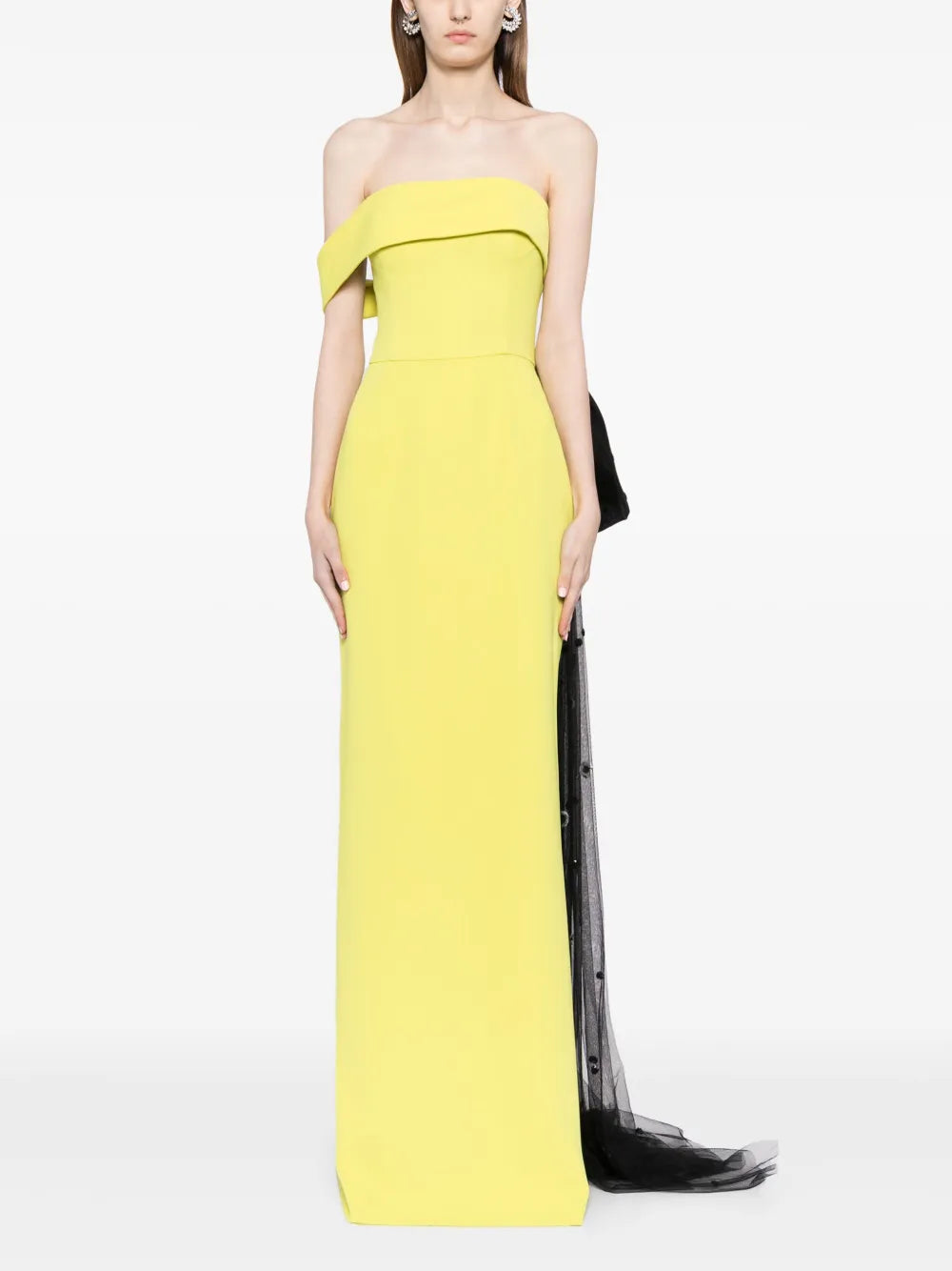 Bow Off-Shoulder Gown