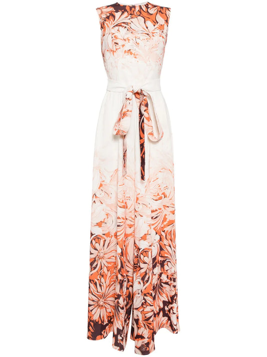 Floral-Print Wide-Leg Jumpsuit